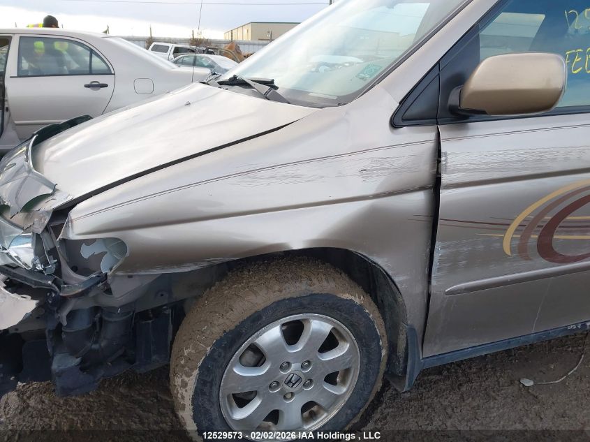 2003 Honda Odyssey Ex-L VIN: 2HKRL18063H011343 Lot: 12529573