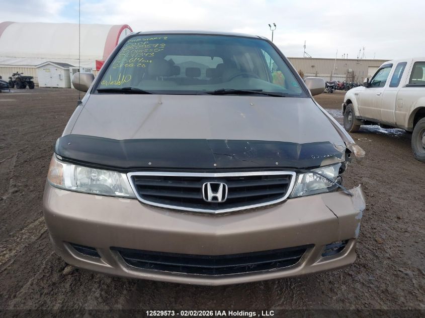 2003 Honda Odyssey Ex-L VIN: 2HKRL18063H011343 Lot: 12529573