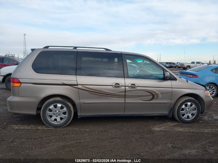 2003 Honda Odyssey Ex-L VIN: 2HKRL18063H011343 Lot: 12529573