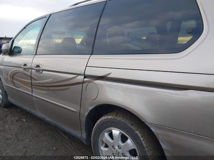 2003 Honda Odyssey Ex-L VIN: 2HKRL18063H011343 Lot: 12529573