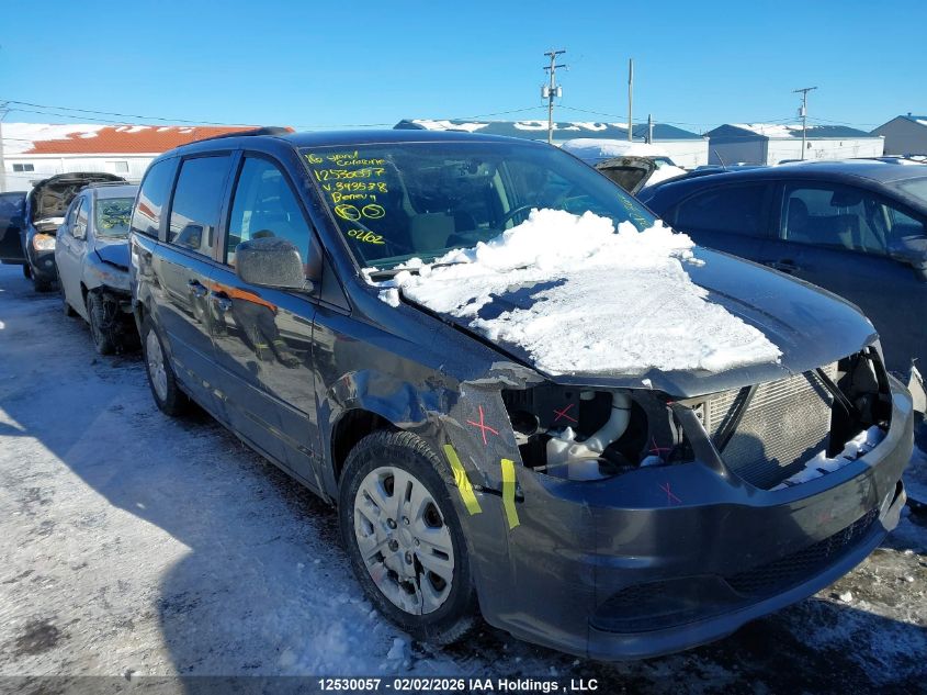 2016 Dodge Grand Caravan Se/Sxt VIN: 2C4RDGBG3GR393538 Lot: 12530057