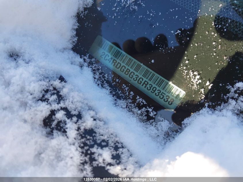 2016 Dodge Grand Caravan Se/Sxt VIN: 2C4RDGBG3GR393538 Lot: 12530057