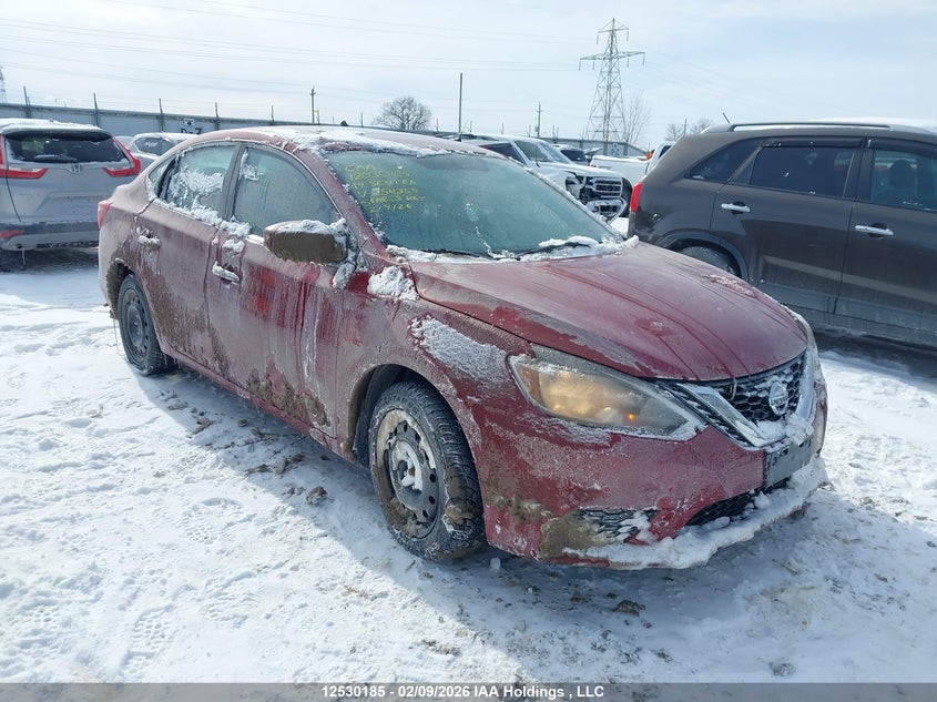3N1AB7AP2KY254355 2019 Nissan Sentra S/Sv/Sr/Sl auction photo 1