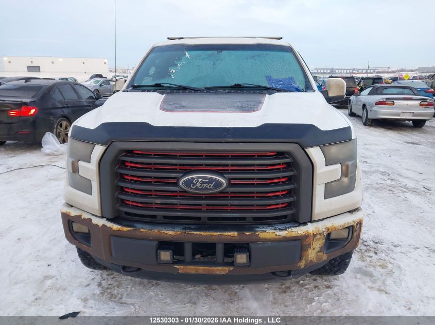 2016 Ford F150 Supercrew VIN: 1FTFW1EFXGFC51417 Lot: 12530303