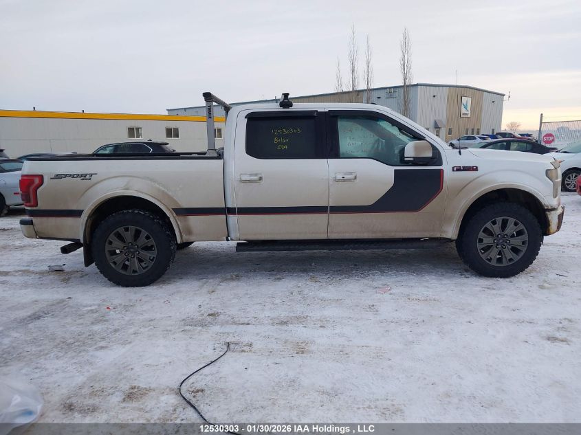 2016 Ford F150 Supercrew VIN: 1FTFW1EFXGFC51417 Lot: 12530303