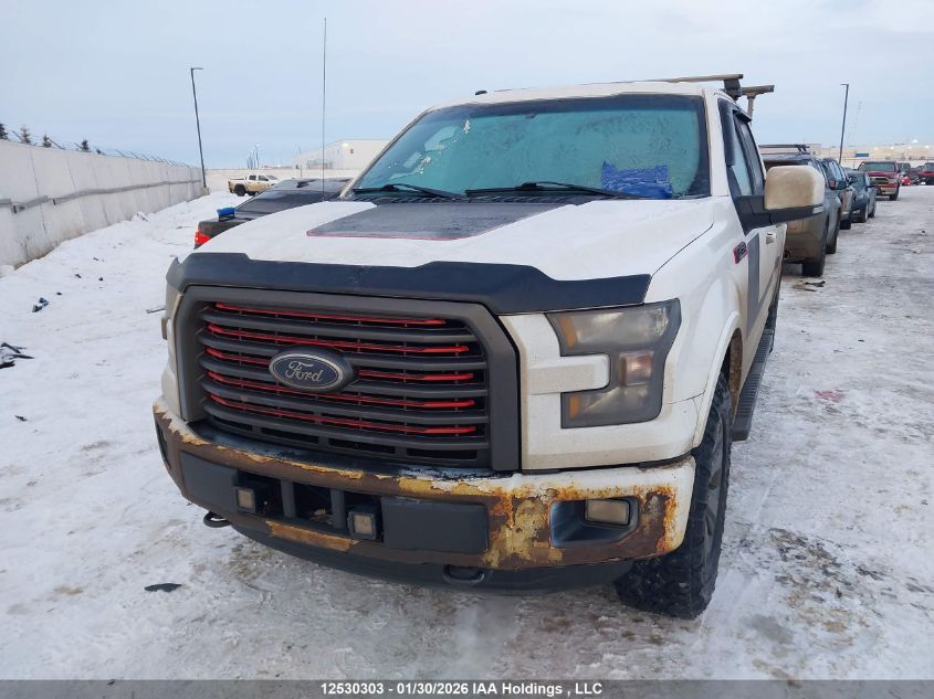 2016 Ford F150 Supercrew VIN: 1FTFW1EFXGFC51417 Lot: 12530303