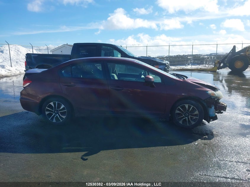 2013 Honda Civic Ex 4Dr VIN: 2HGFB2F5XDH019094 Lot: 12530382