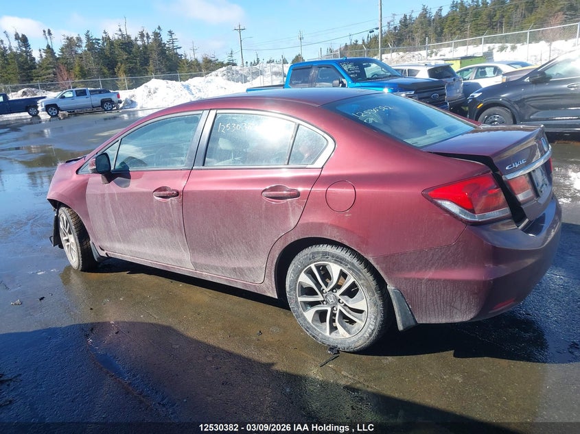 2013 Honda Civic Ex 4Dr VIN: 2HGFB2F5XDH019094 Lot: 12530382