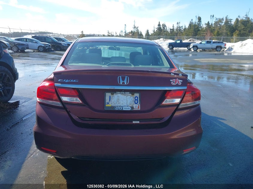 2013 Honda Civic Ex 4Dr VIN: 2HGFB2F5XDH019094 Lot: 12530382