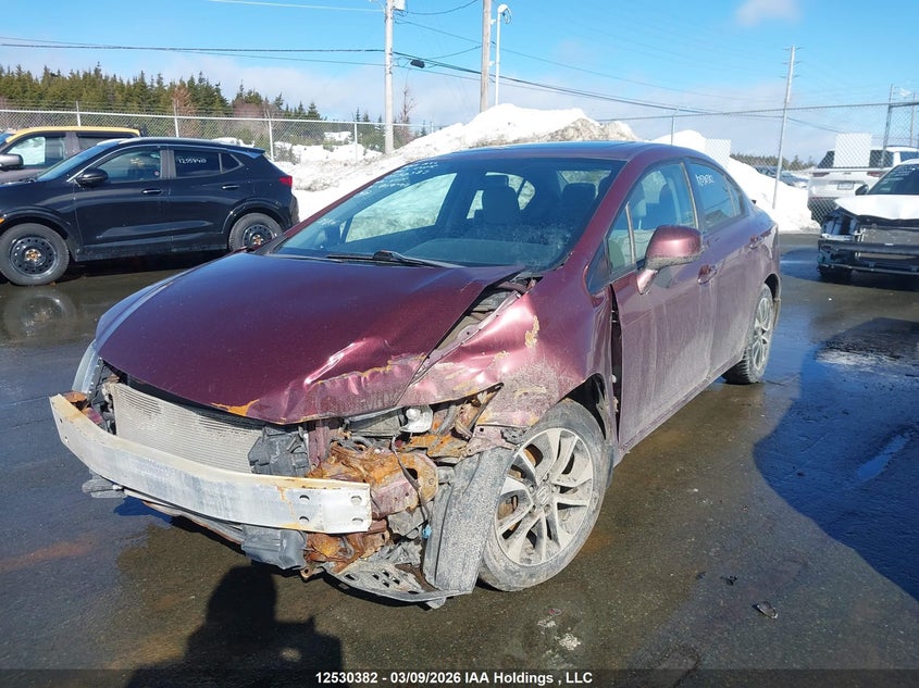 2013 Honda Civic Ex 4Dr VIN: 2HGFB2F5XDH019094 Lot: 12530382