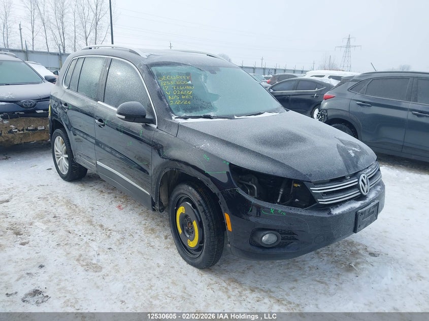 WVGMV7AX8HK026137 2017 Volkswagen Tiguan Comfortline auction photo 1