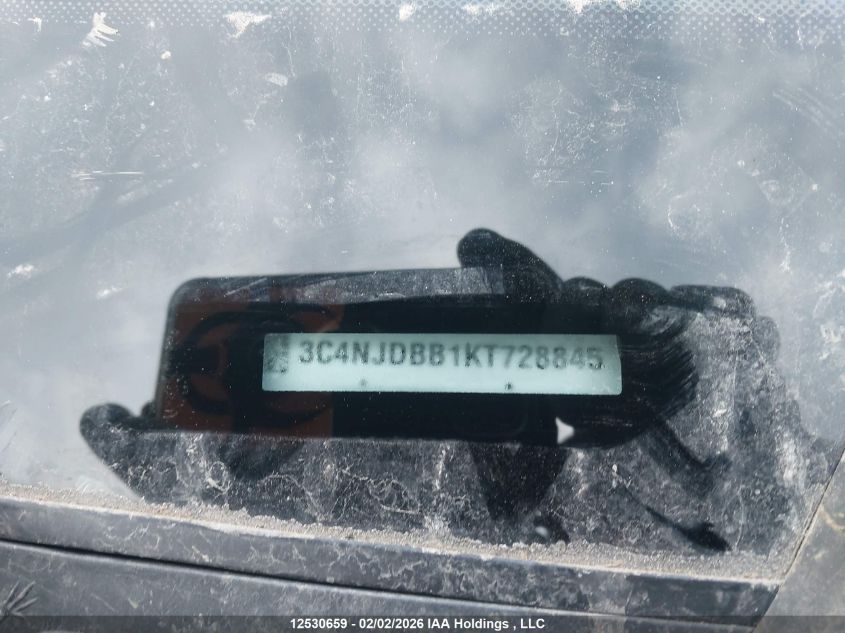 2019 Jeep Compass North VIN: 3C4NJDBB1KT728845 Lot: 12530659