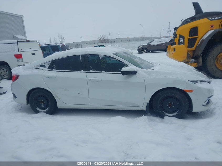 2020 Honda Civic Ex VIN: 2HGFC2F74LH017631 Lot: 12530843