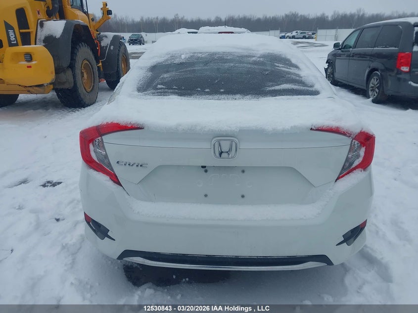 2020 Honda Civic Ex VIN: 2HGFC2F74LH017631 Lot: 12530843
