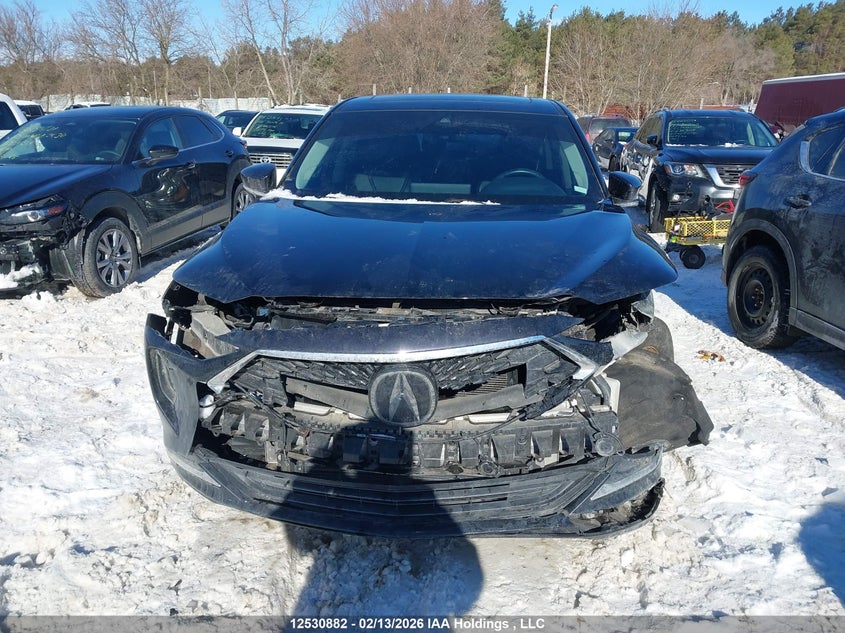 2022 Acura Mdx VIN: 5J8YE1H49NL801308 Lot: 12530882