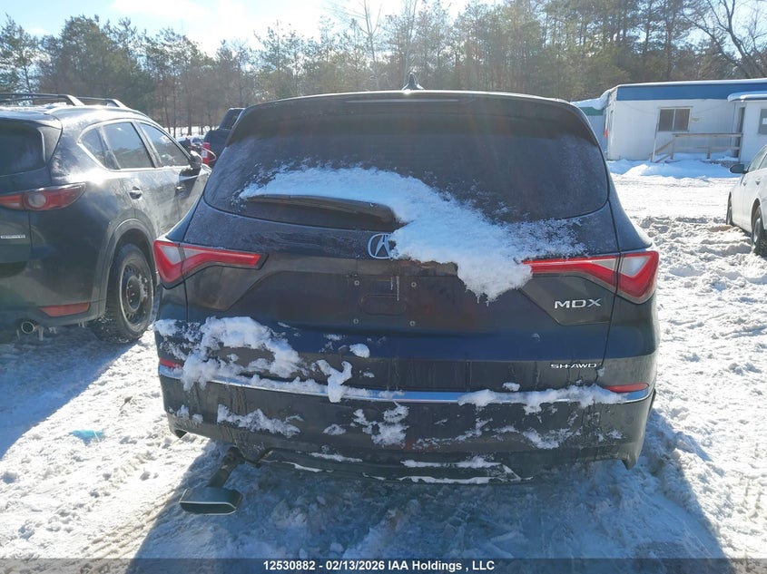 2022 Acura Mdx VIN: 5J8YE1H49NL801308 Lot: 12530882