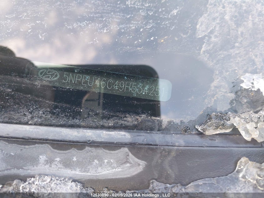 2009 Hyundai Sonata Limited VIN: 5NPEU46C49H534251 Lot: 12530890