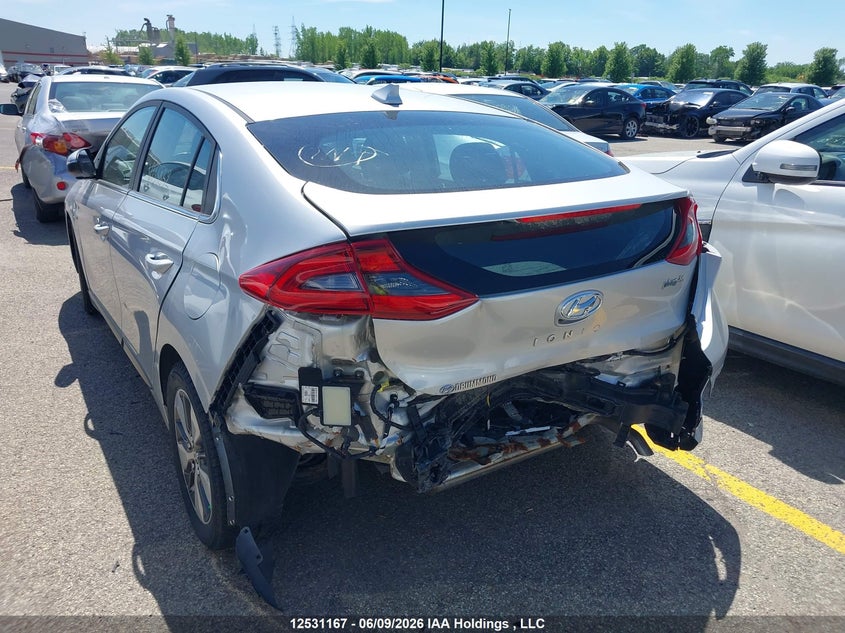 Vin: kmhc65ld3ku133852, lot: 2921385, hyundai ioniq 20193