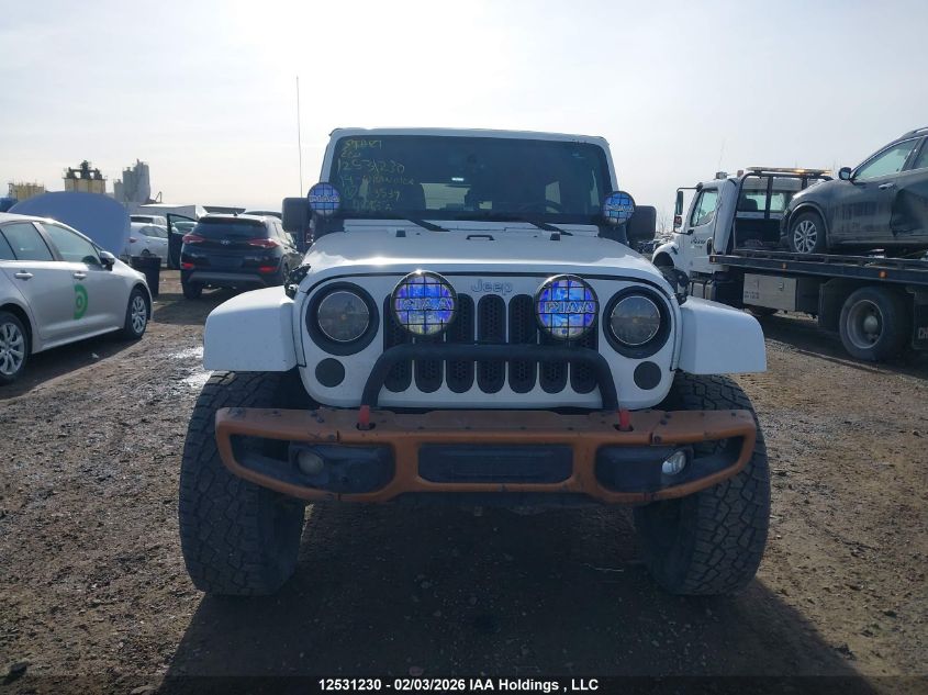 2014 Jeep Wrangler Unlimited Sahara VIN: 1C4BJWEG4EL313539 Lot: 12531230