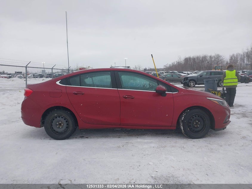 2017 Chevrolet Cruze Lt Auto VIN: 3G1BE5SMXHS592141 Lot: 12531333