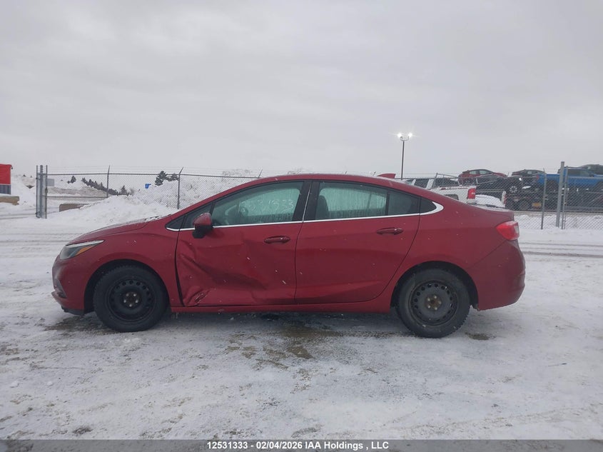 2017 Chevrolet Cruze Lt Auto VIN: 3G1BE5SMXHS592141 Lot: 12531333