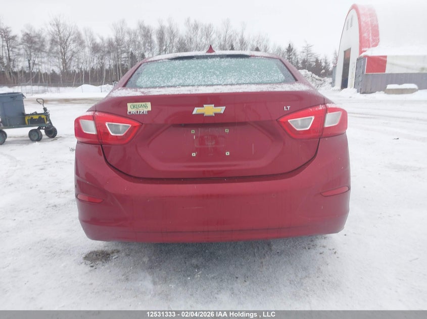 2017 Chevrolet Cruze Lt Auto VIN: 3G1BE5SMXHS592141 Lot: 12531333
