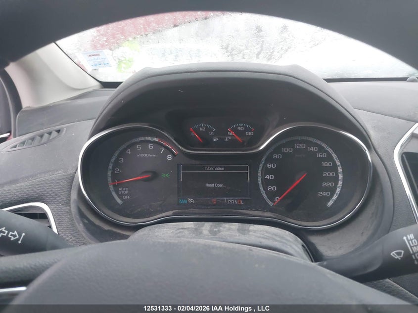 2017 Chevrolet Cruze Lt Auto VIN: 3G1BE5SMXHS592141 Lot: 12531333