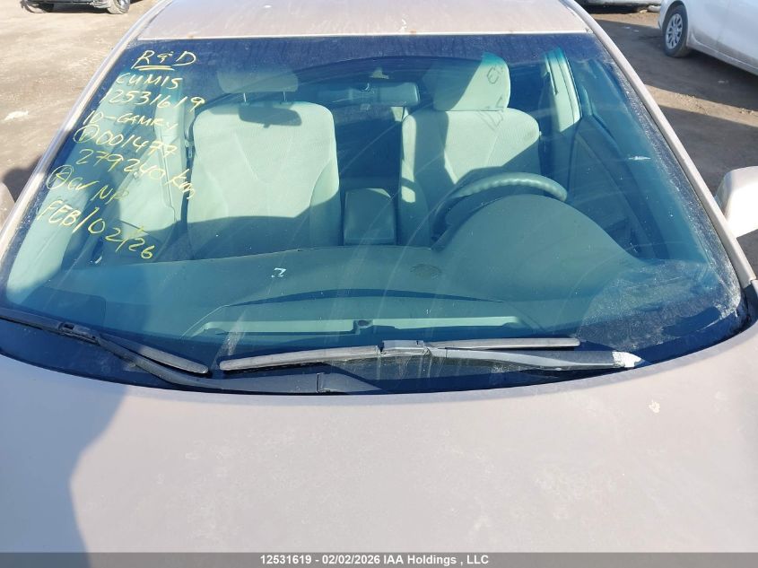 2010 Toyota Camry Le VIN: 4T1BF3EK9AU001477 Lot: 12531619