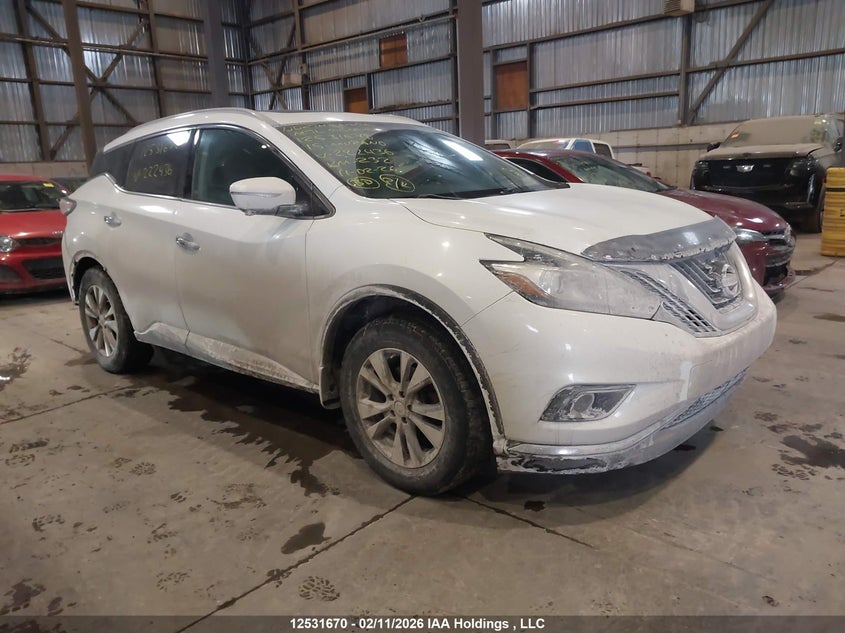 5N1AZ2MH9FN222436 2015 Nissan Murano S/Sl/Sv/Platinum auction photo 1