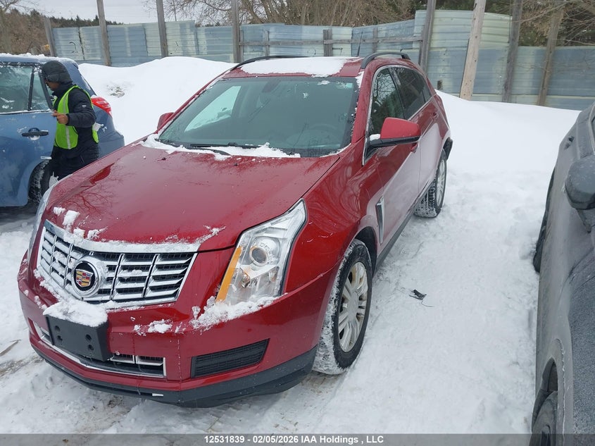 2013 Cadillac SRX, Rear, IAAI, VIN 3GYFNFE31DS562208 — photo 2