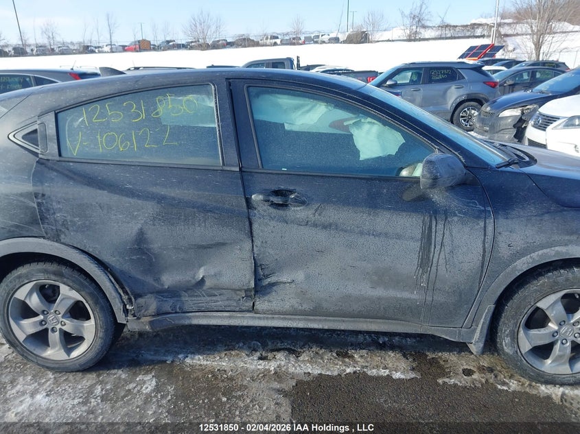 2018 Honda Hr-V VIN: 3CZRU6H38JM106122 Lot: 12531850