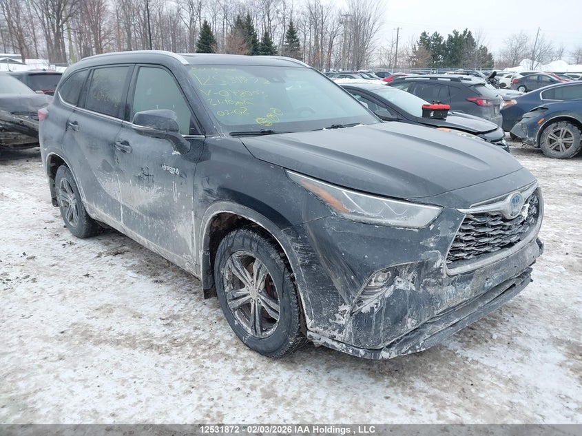 5TDEBRCH1MS048003 2021 Toyota Highlander Hybrid Hybrid auction photo 1