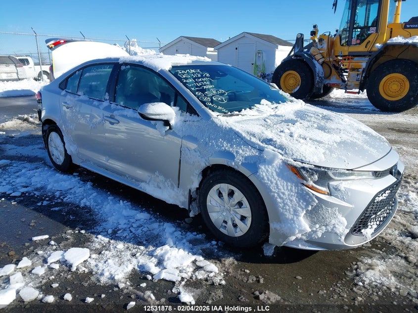 5YFBPMBE3MP182390 2021 Toyota Corolla L auction photo 1