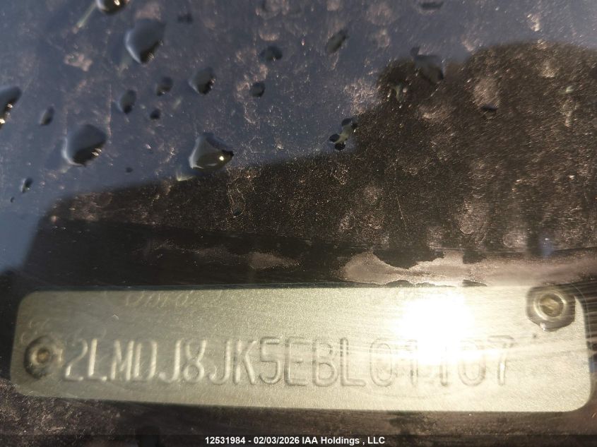 2014 Lincoln Mkx VIN: 2LMDJ8JK5EBL01107 Lot: 12531984