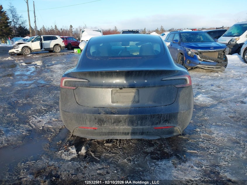 2025 Tesla Model 3 Long Range VIN: 5YJ3E1EA3SF954011 Lot: 12532581