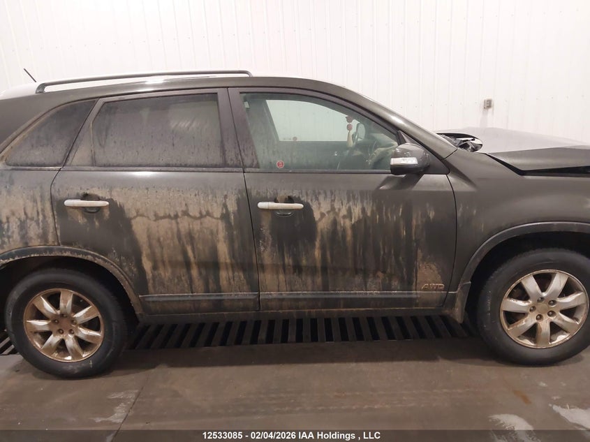 2012 Kia Sorento 2.4 Lx Green Lot 111012533085 Vin 5XYKTCA68CG194814