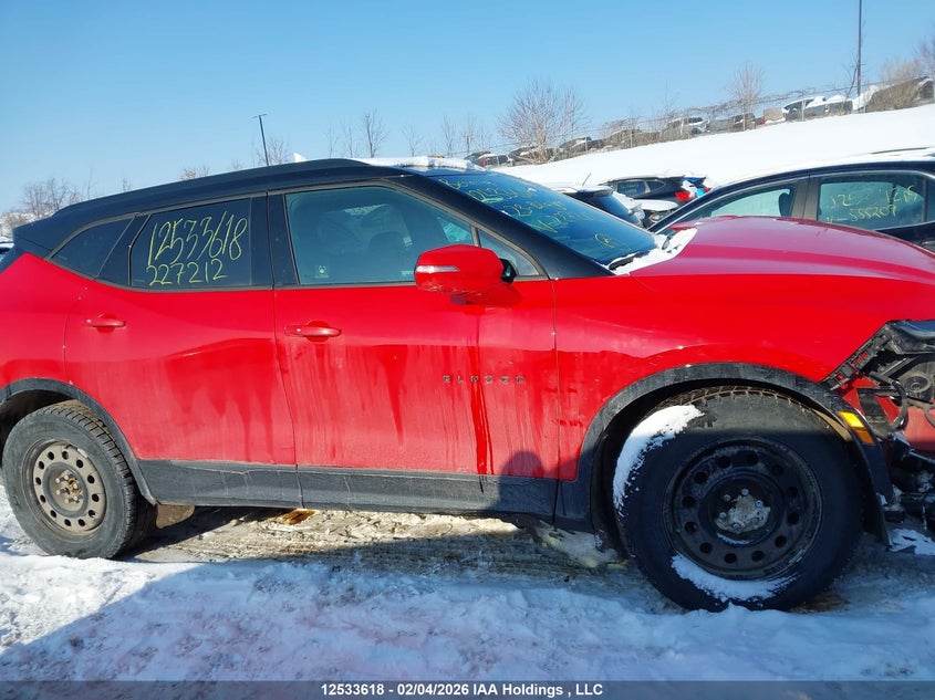 2023 Chevrolet Blazer Rs VIN: 3GNKBKRS1PS227212 Lot: 12533618