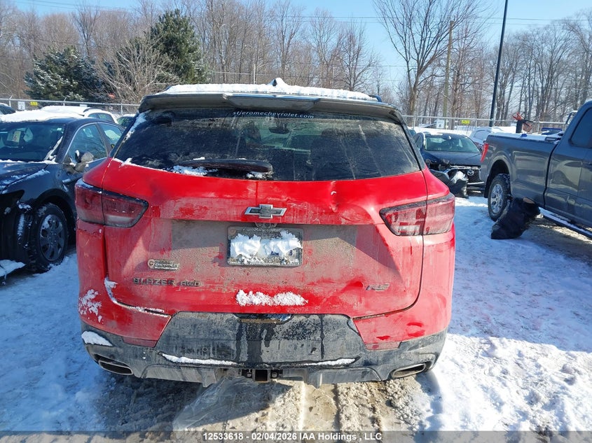 2023 Chevrolet Blazer Rs VIN: 3GNKBKRS1PS227212 Lot: 12533618