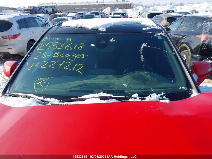 2023 Chevrolet Blazer Rs VIN: 3GNKBKRS1PS227212 Lot: 12533618