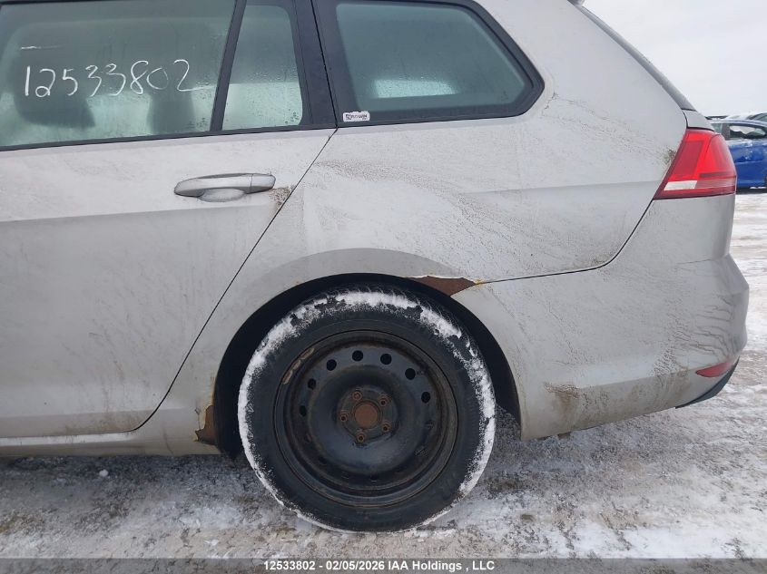 2015 Volkswagen Golf Sportwagon 1.8 Tsi Comfortline/1.8 Tsi Highline/1.8 Tsi Trendline VIN: 3VWC17AU2FM508297 Lot: 12533802