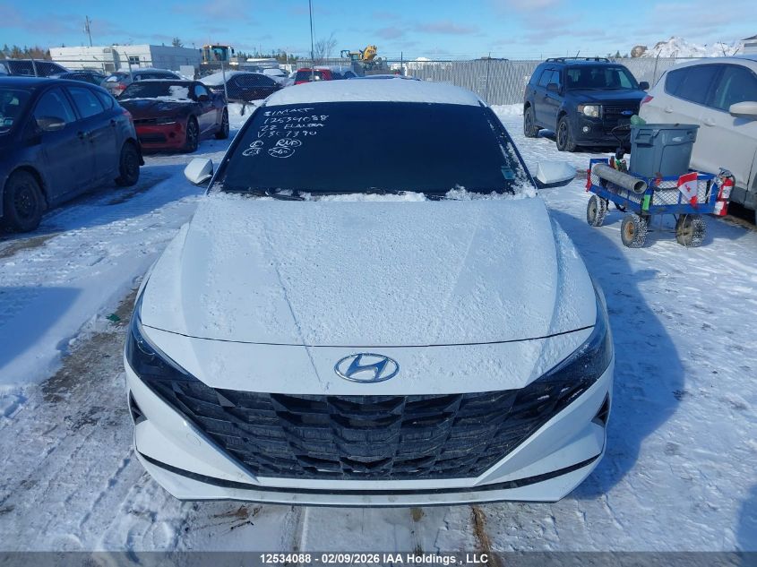 2022 Hyundai Elantra Essential Manual VIN: KMHLM4AG5NU307390 Lot: 12534088