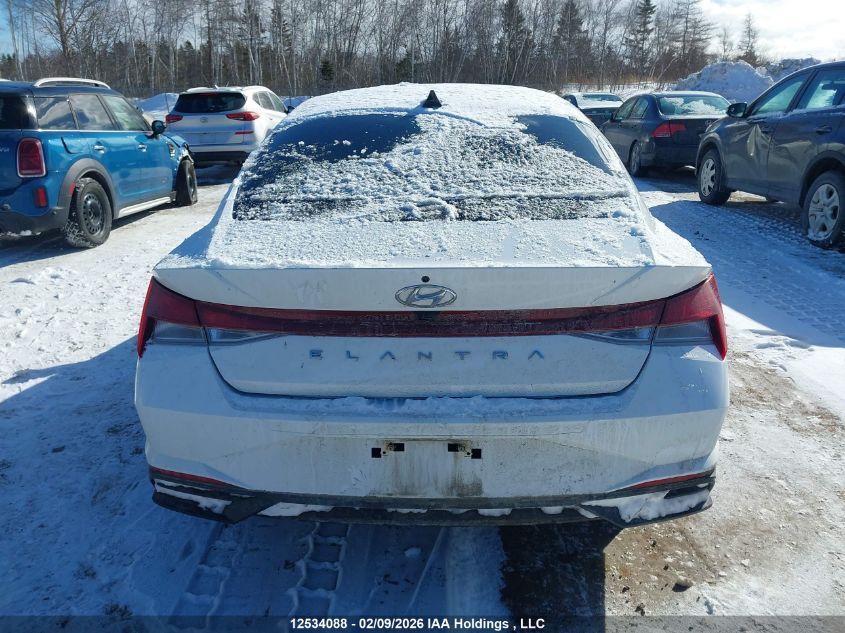 2022 Hyundai Elantra Essential Manual VIN: KMHLM4AG5NU307390 Lot: 12534088