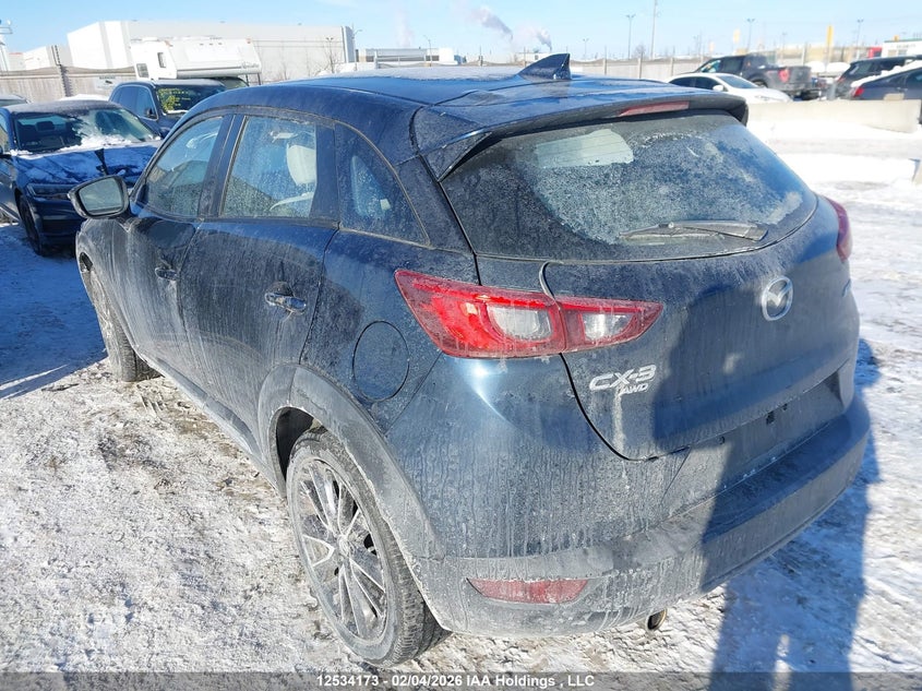 Vin: jm1dkfd78j0325082, lot: 2924645, mazda cx-3 grand touring 20183