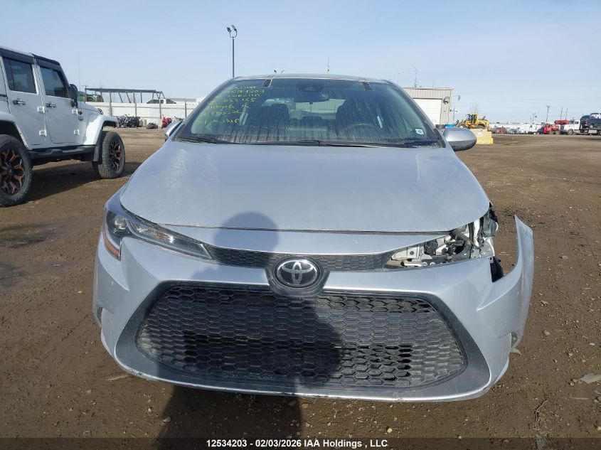 2021 Toyota Corolla Le VIN: 5YFBPMBE8MP255155 Lot: 12534203