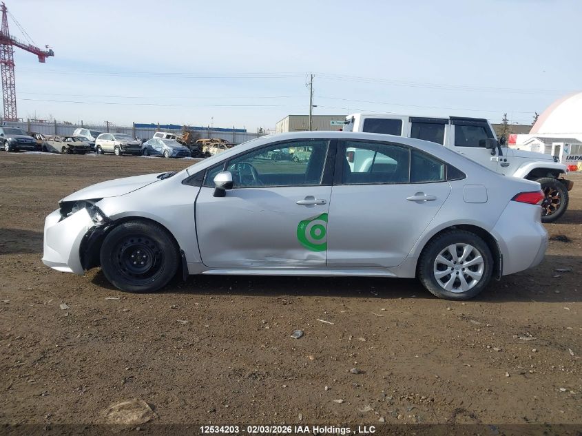 2021 Toyota Corolla Le VIN: 5YFBPMBE8MP255155 Lot: 12534203