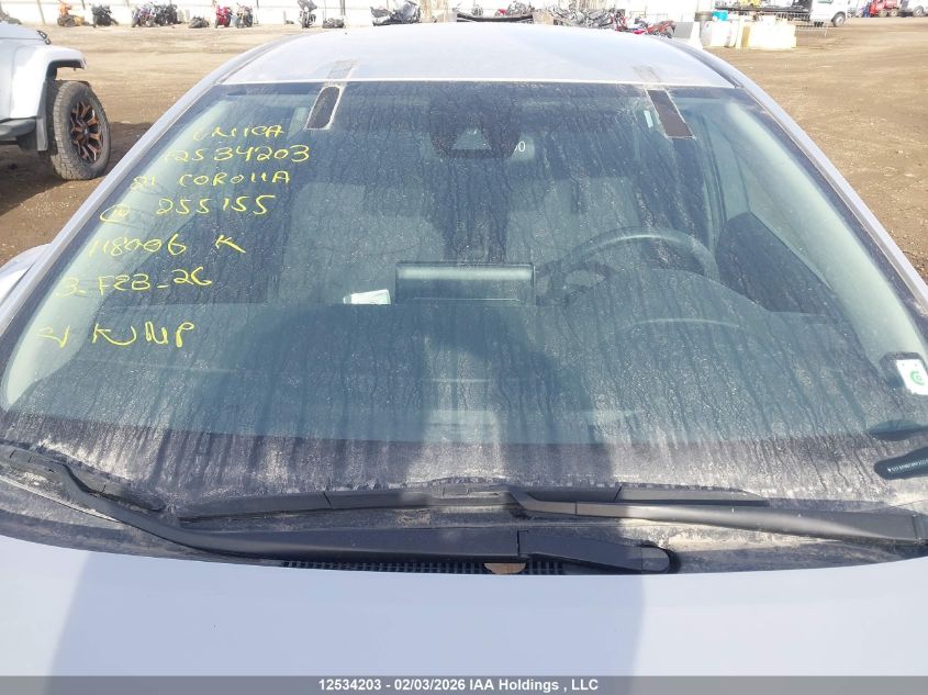 2021 Toyota Corolla Le VIN: 5YFBPMBE8MP255155 Lot: 12534203