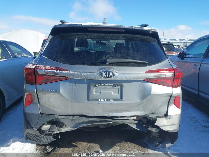 2021 Kia Seltos VIN: KNDEPCAA8M7109412 Lot: 12534325