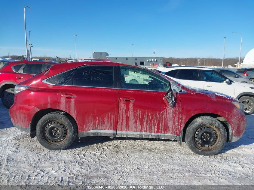 2012 Lexus Rx 350 VIN: 2T2BK1BA2CC134061 Lot: 12534340