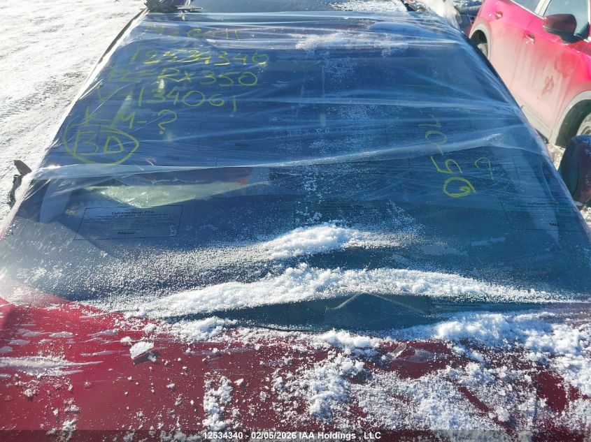 2012 Lexus Rx 350 VIN: 2T2BK1BA2CC134061 Lot: 12534340