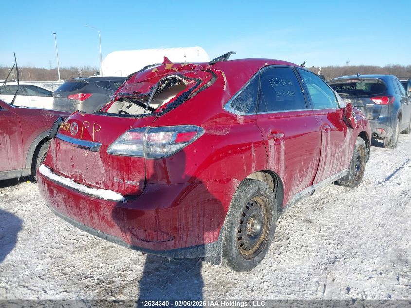 2012 Lexus Rx 350 VIN: 2T2BK1BA2CC134061 Lot: 12534340